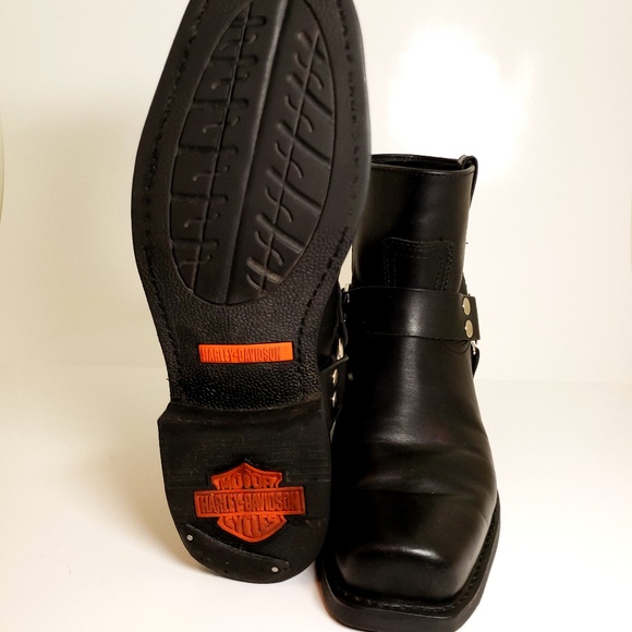 low cut square toe boots